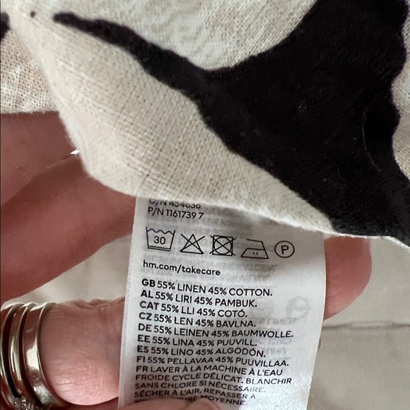 Linen Cotton blend top and skirt - Picture 5 of 10